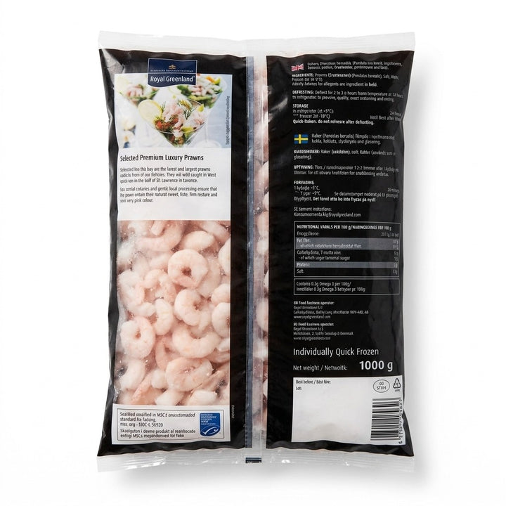 Royal Greenland Premium North Atlantic Prawns XXL 1kg-1