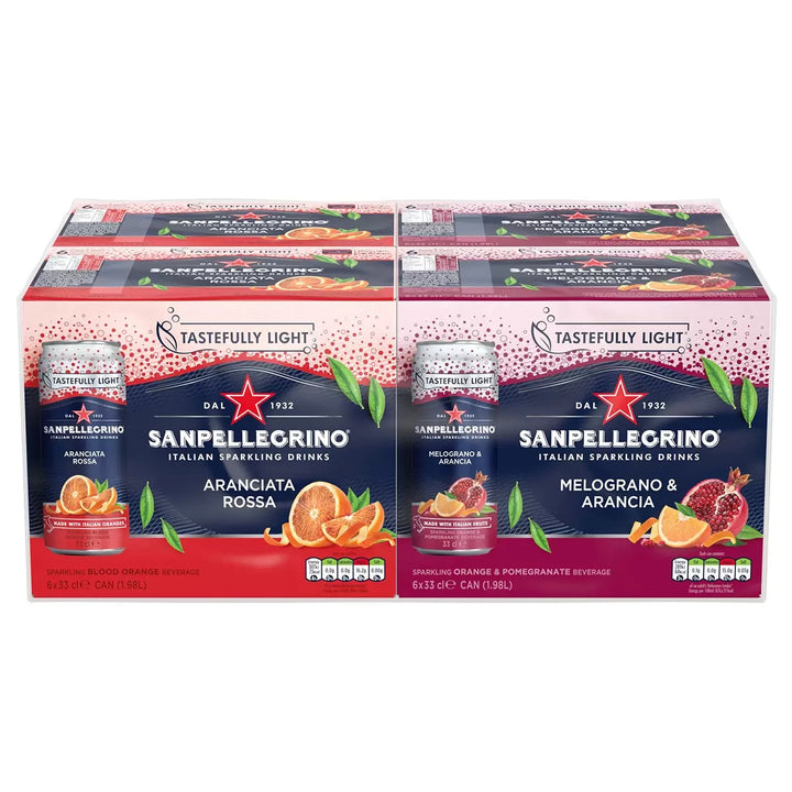 San Pellegrino Blood Orange and Pomegranate 6 x 4 x 300ml