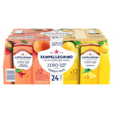 San Pellegrino Zero Lemon & Peach 4 x 6 x 330ml
