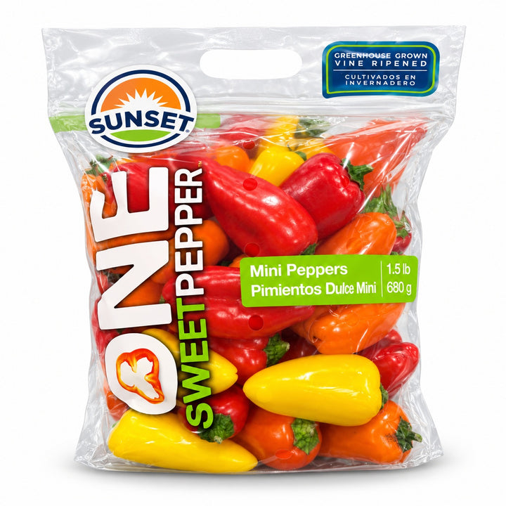 Sunset Baby Sweet Mini Peppers 680g