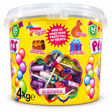 Swizzels Party Treats Assorted Sweets Tub 4kg-1