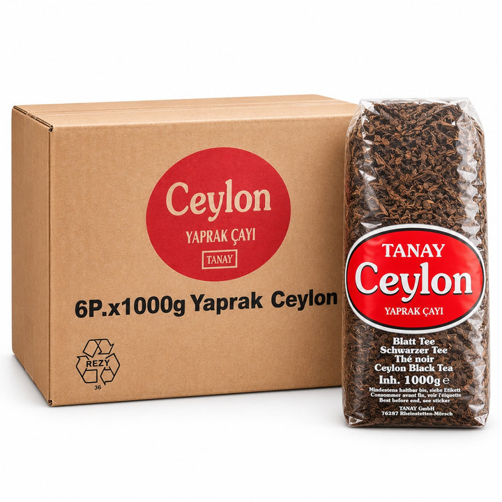 Tanay Ceylon Black Tea loose 1kg x 6