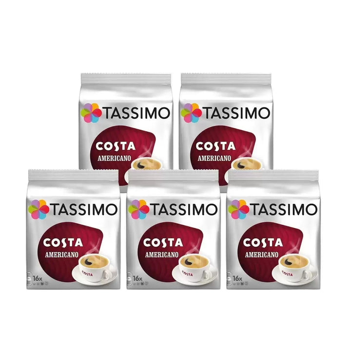 Tassimo Costa Americano Coffee Pods 80 Servings