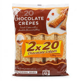 Tigreat French Chocolate Crêpes with Chocolate Flavoured Filling 20 Pack X 2