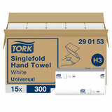 Tork Singlefold Hand Towel 15 x 300 Sheets