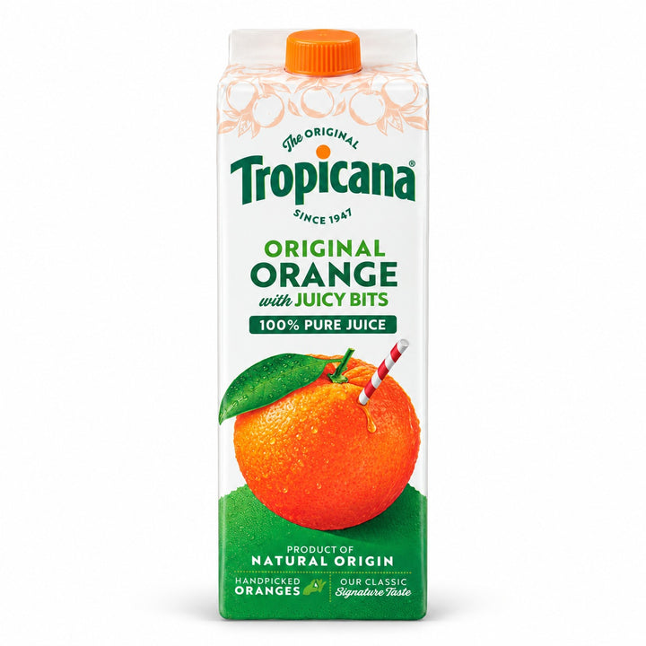 Tropicana Original Orange Juice with Juicy Bits 900ml
