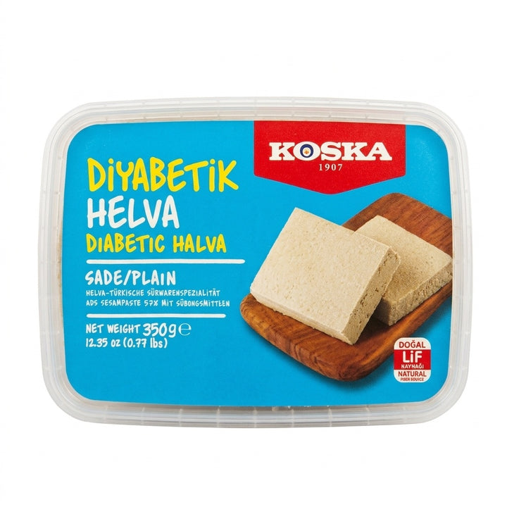 Turkish Diabetic Plain Halva Koska 350g