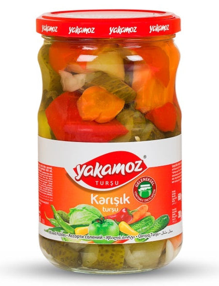 Turkish Mixed Vegetabe Pickles in Vinegar Yakamoz 680g