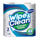 Velvet Wipe & Clean Kitchen Roll Towel