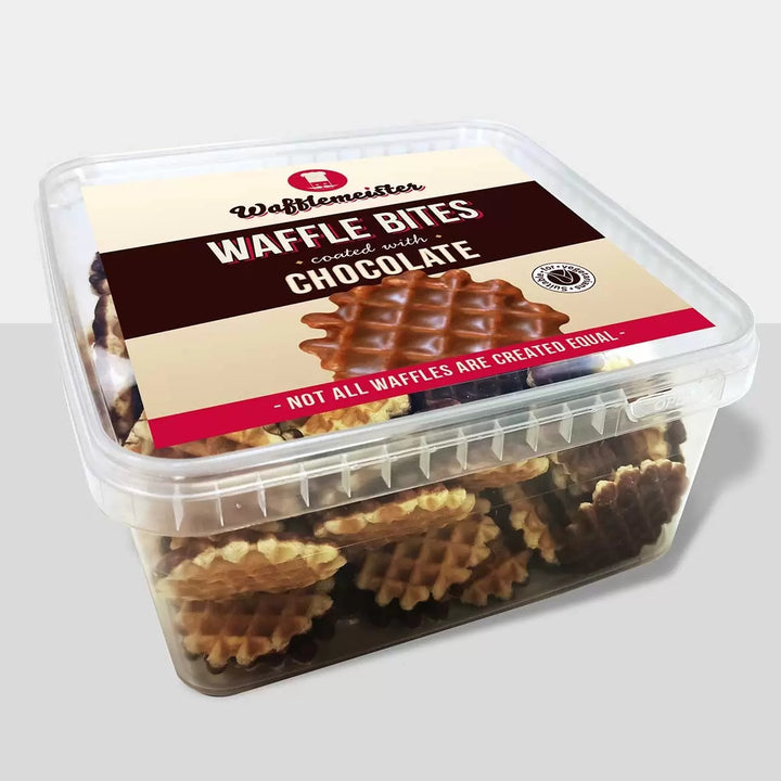Wafflemeister Belgian Chocolate Mini Waffle Bites 700g-11