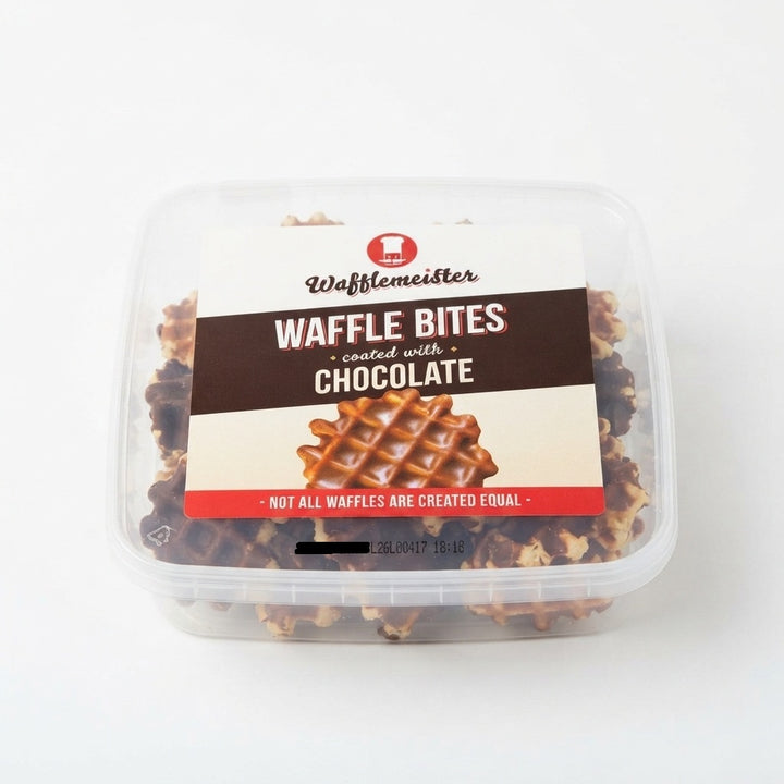 Wafflemeister Belgian Chocolate Mini Waffle Bites 700g
