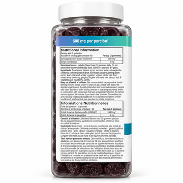 Youtheory Ashwagandha Gummies Mixed Berry Flavour 180 Gummies-2