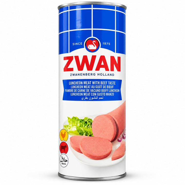 Zwan Luncheon Halal Meat with Beef Taste 850g