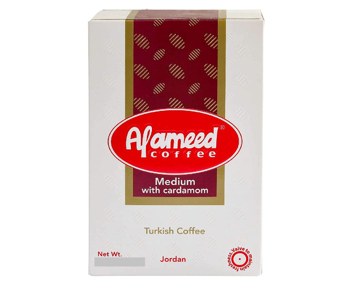 Al Ameed Coffee Medium Turkish Coffee with Cardamom 200g