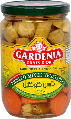 Lebanese Mixed Pickles Gardenia 600g